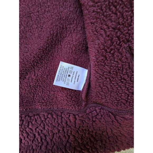 Champion x Todd Snyder Polartec Micro Series Sherpa Fleece Jacket Plum Purple S - Picture 6 of 10